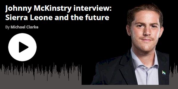 Michael Calrke Show: Johnny McKinstry interview - Sierra Leone and the future