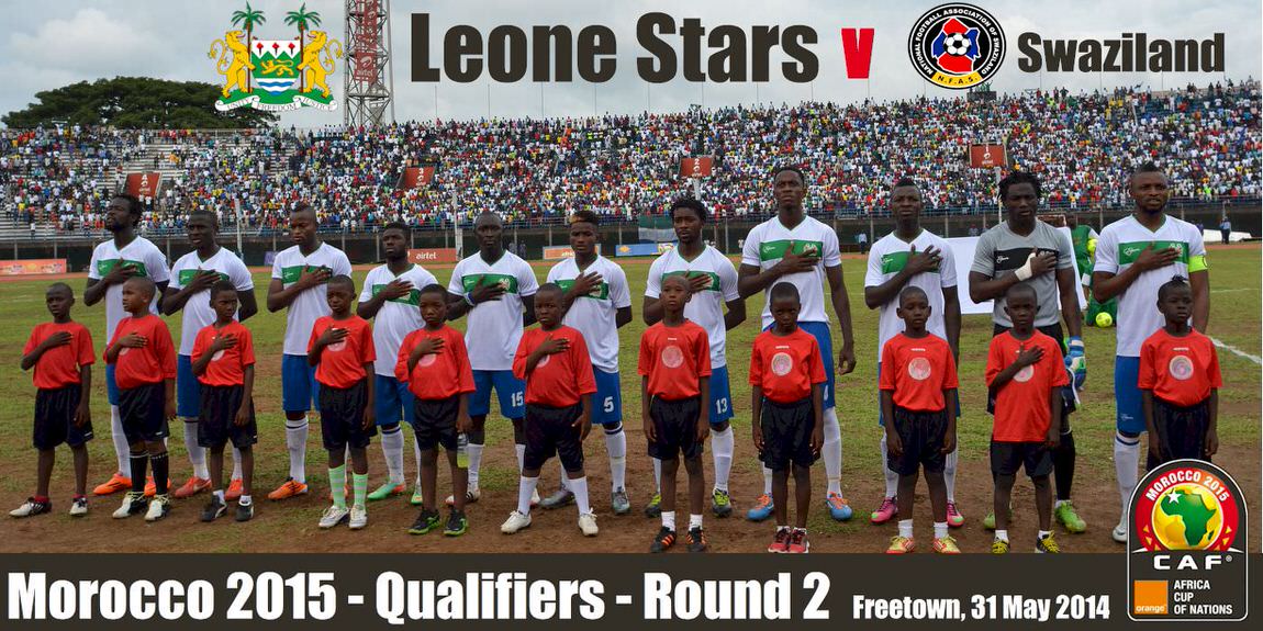 The Leone Stars [Leone Stars v Swaziland 31 May 2014 (Pic: Darren McKinstry)]