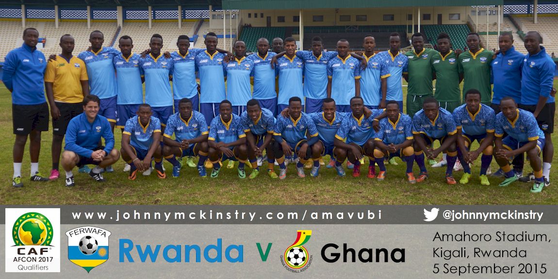 Squad Picture [Rwanda Training Camp before AFCON2017 Qualifier Vs Ghana on 5 Sep 2015 in Kigali, Rwanda.  Photo © Darren McKinstry 2015]