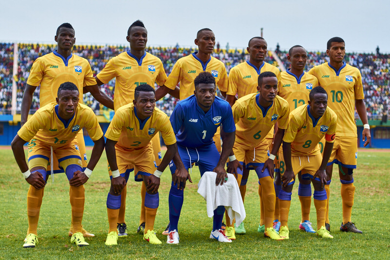 Amavubi Match Team [Rwanda Vs Ghana AFCON2017 Qualifier, 5 Sep 2015 in Kigali, Rwanda.  Photo © Darren McKinstry 2015