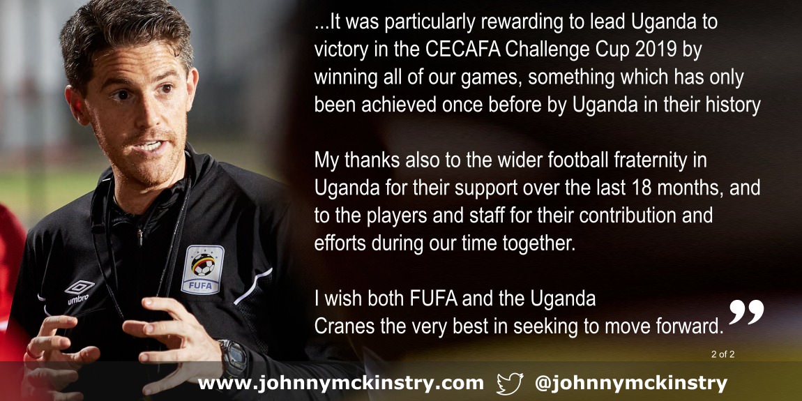 JM - Uganda - Departure quote from Coach McKinstry (part 2)
